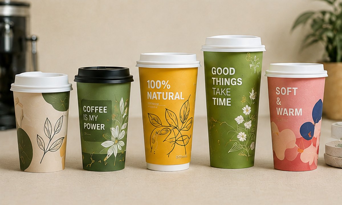 Custom printed paper cups