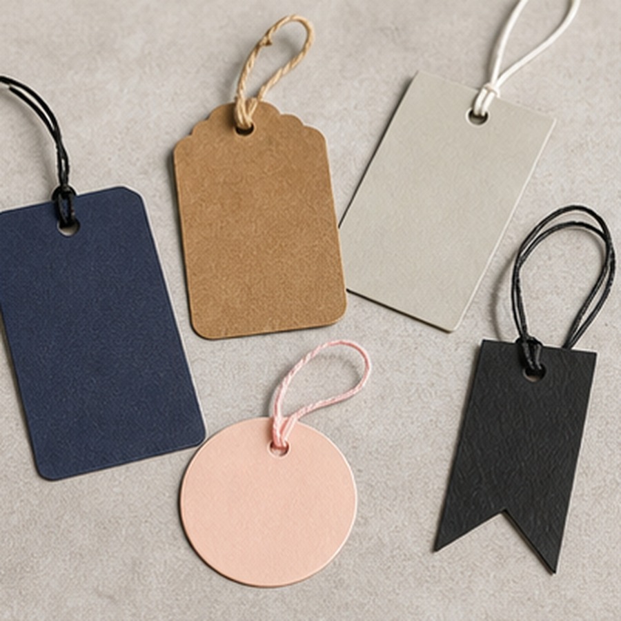 Packaging inserts, hang tags, and brand accessories